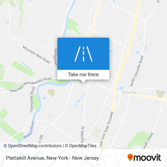 Mapa de Plattekill Avenue