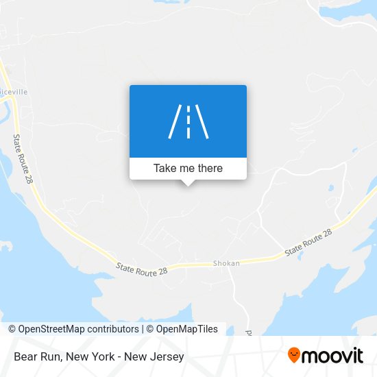 Mapa de Bear Run