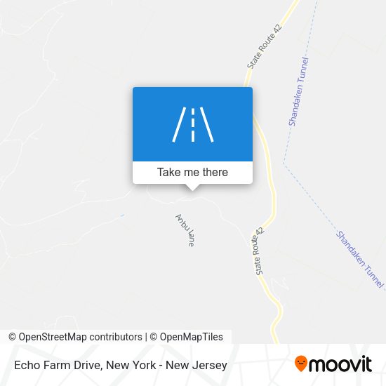 Echo Farm Drive map