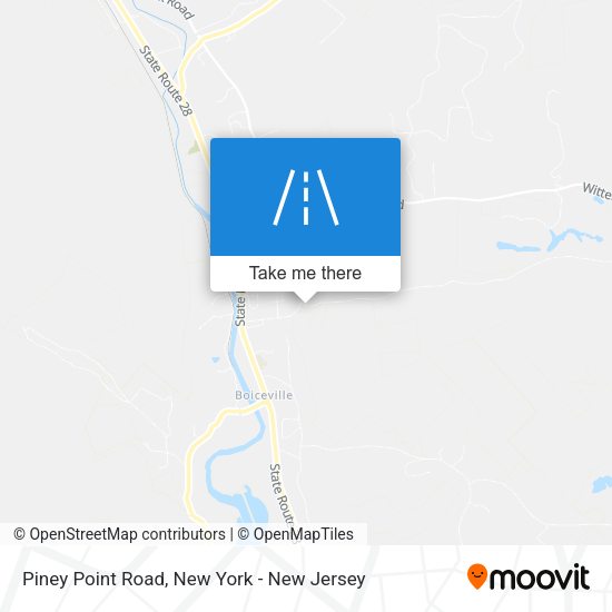 Piney Point Road map