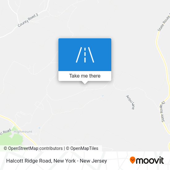 Mapa de Halcott Ridge Road