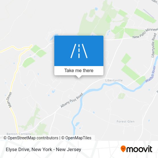 Mapa de Elyse Drive