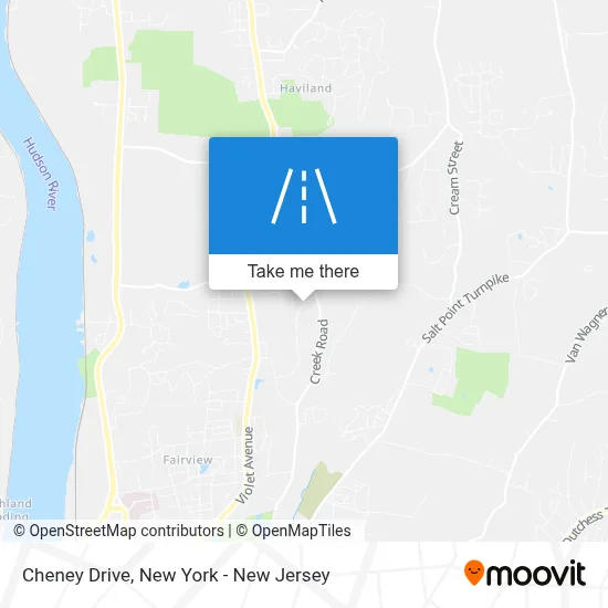 Cheney Drive map