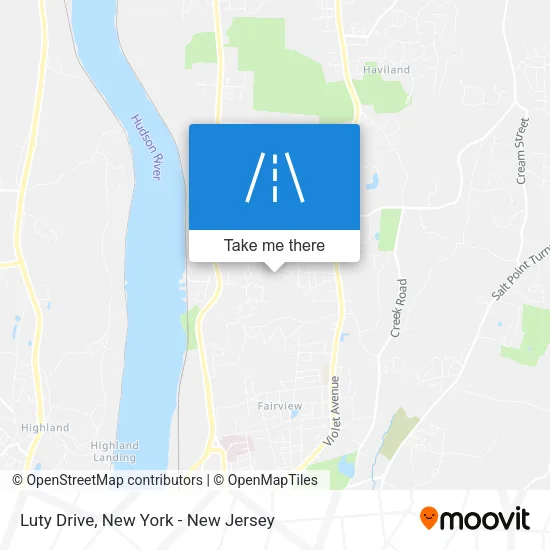 Luty Drive map