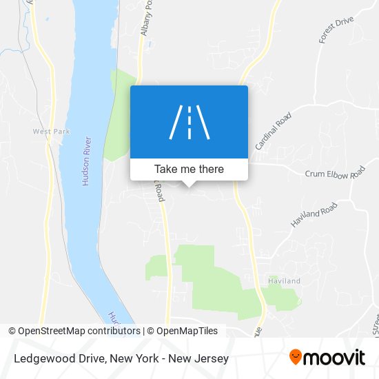 Ledgewood Drive map