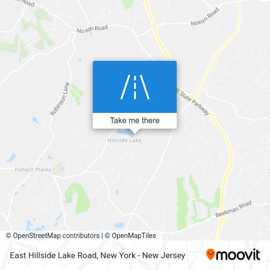 Mapa de East Hillside Lake Road