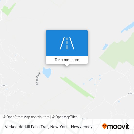 Verkeerderkill Falls Trail map