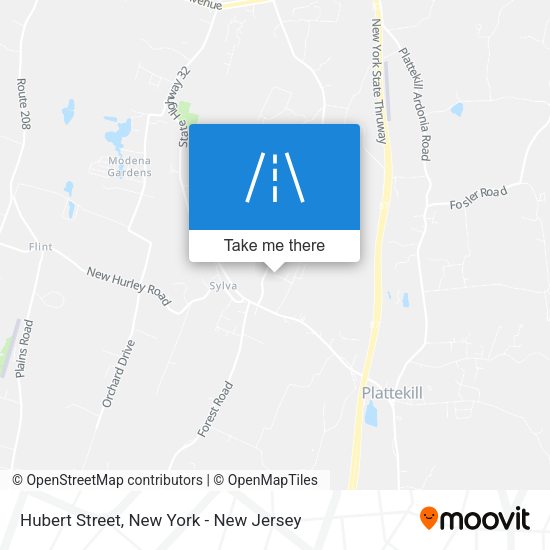 Mapa de Hubert Street