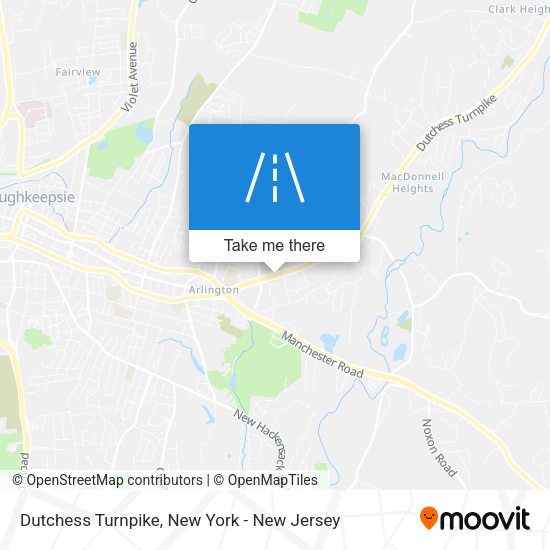 Dutchess Turnpike map