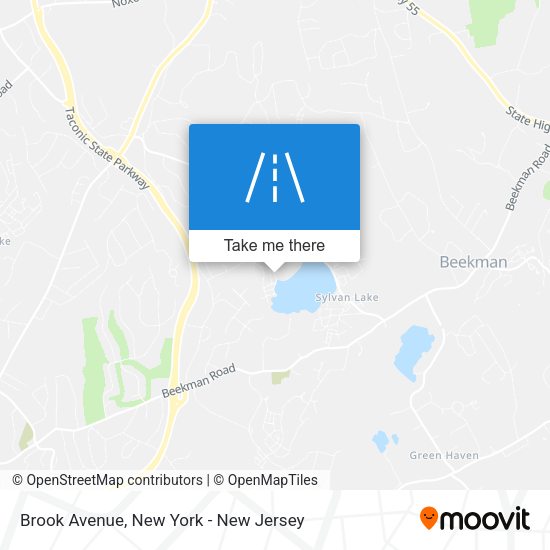 Mapa de Brook Avenue