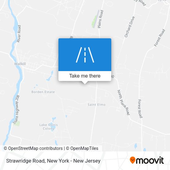 Strawridge Road map