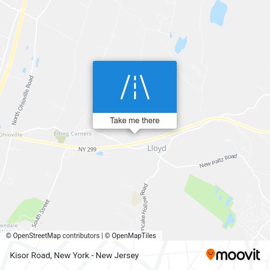 Mapa de Kisor Road