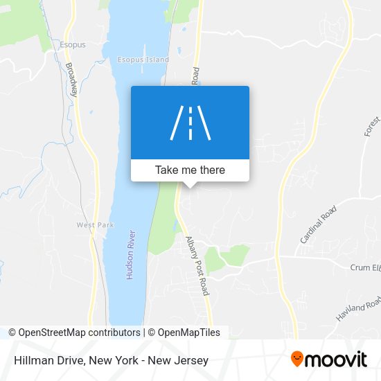 Mapa de Hillman Drive