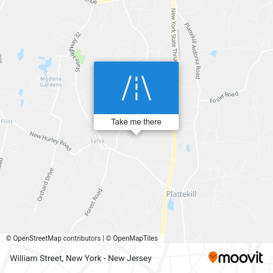 Mapa de William Street