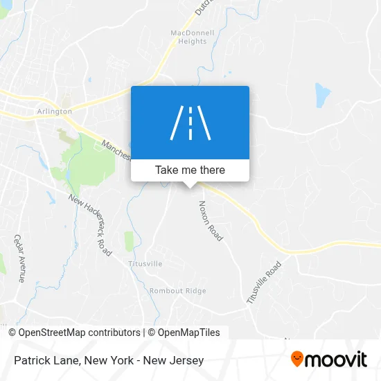 Patrick Lane map