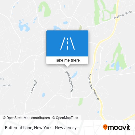 Mapa de Butternut Lane