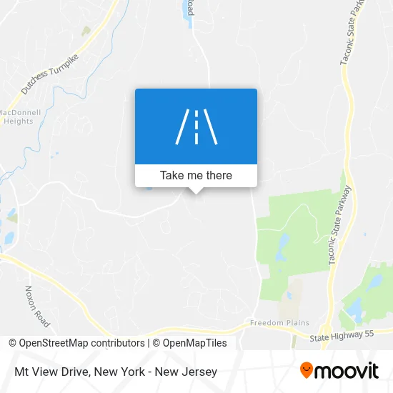 Mt View Drive map