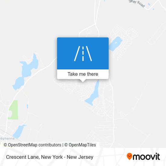 Mapa de Crescent Lane