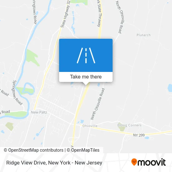 Ridge View Drive map
