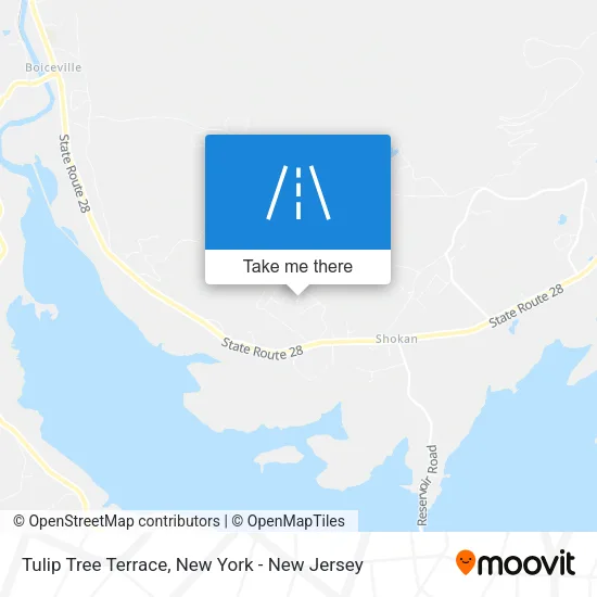 Tulip Tree Terrace map