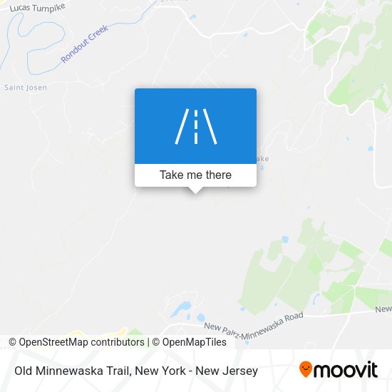 Mapa de Old Minnewaska Trail