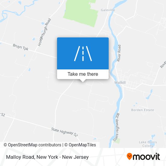 Malloy Road map