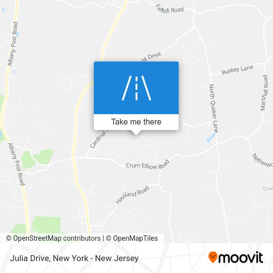Mapa de Julia Drive