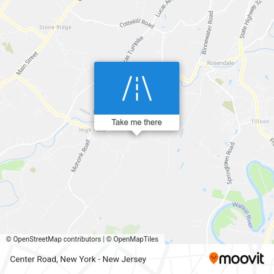 Mapa de Center Road