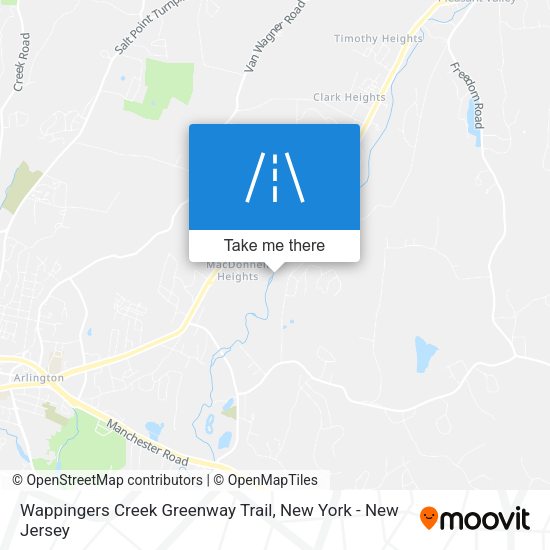 Mapa de Wappingers Creek Greenway Trail