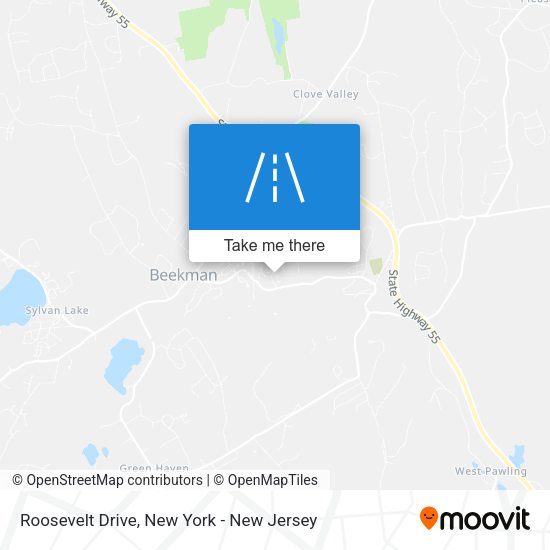 Mapa de Roosevelt Drive