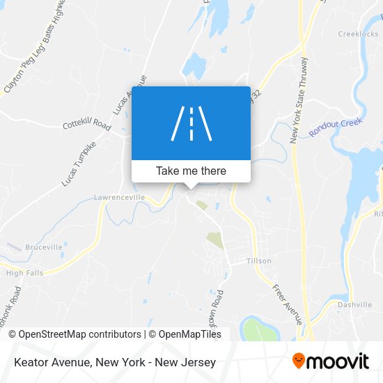 Mapa de Keator Avenue