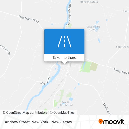 Mapa de Andrew Street