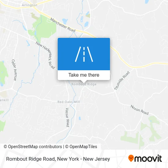 Rombout Ridge Road map