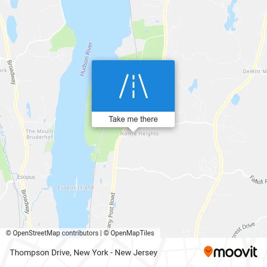 Thompson Drive map