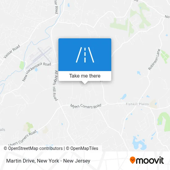 Martin Drive map