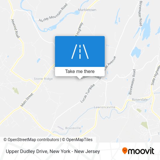 Mapa de Upper Dudley Drive