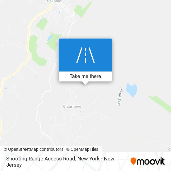 Shooting Range Access Road map