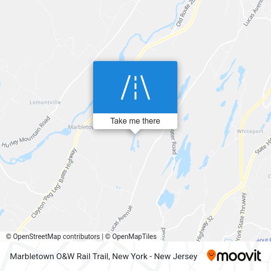 Mapa de Marbletown O&W Rail Trail
