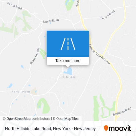 Mapa de North Hillside Lake Road