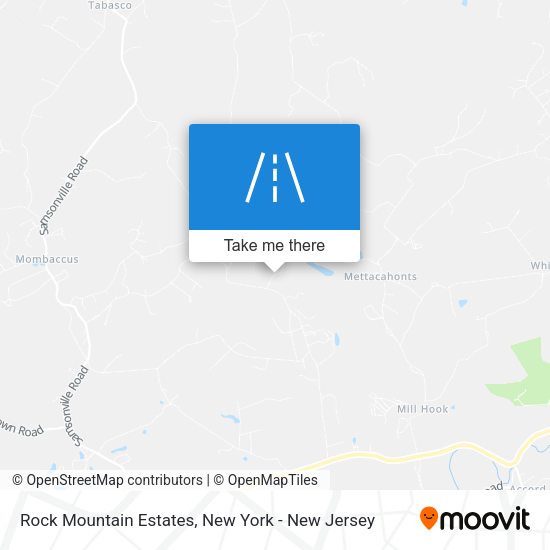 Mapa de Rock Mountain Estates