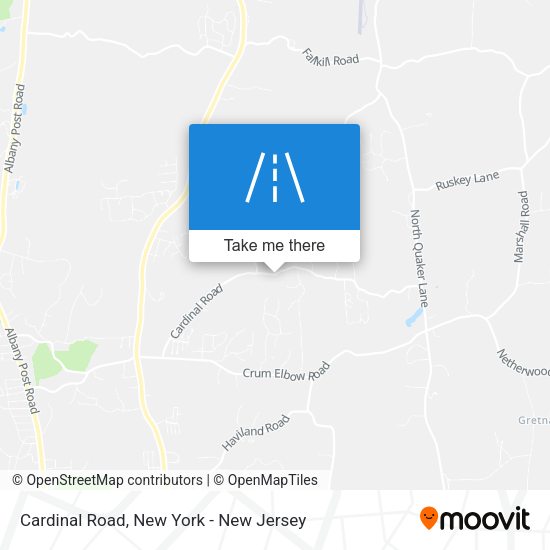 Mapa de Cardinal Road