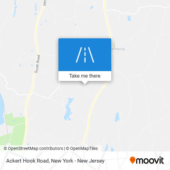 Ackert Hook Road map