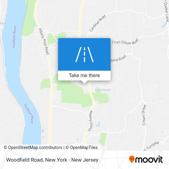 Mapa de Woodfield Road