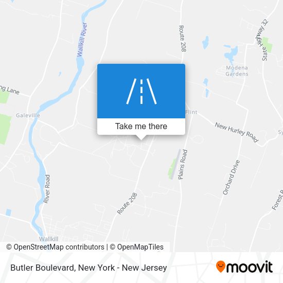 Butler Boulevard map