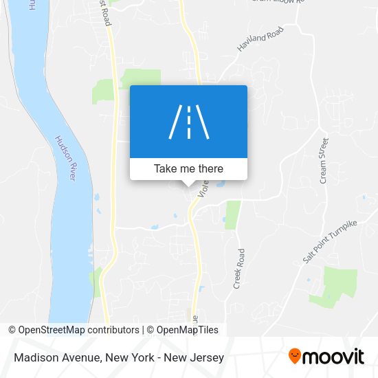 Mapa de Madison Avenue