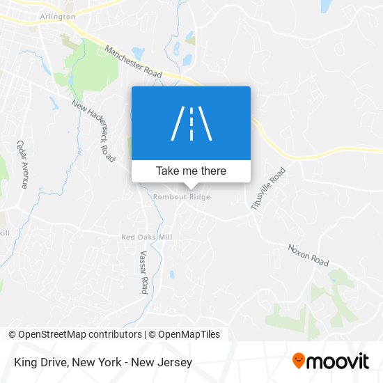 King Drive map