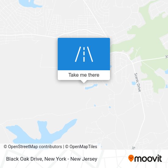 Black Oak Drive map