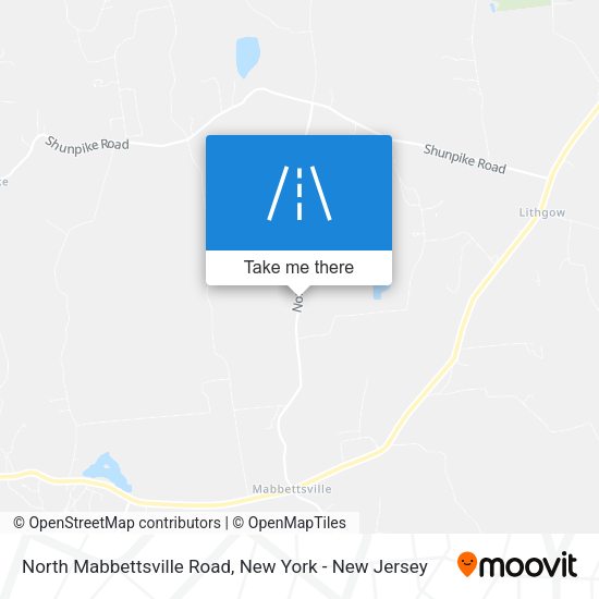 North Mabbettsville Road map