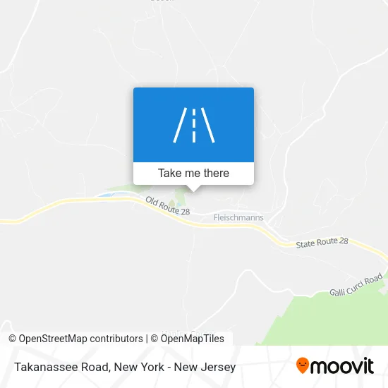 Takanassee Road map