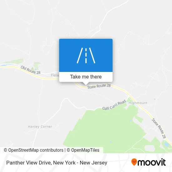 Panther View Drive map